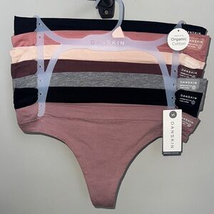 Danskin Women's Assorted Color Thong Set